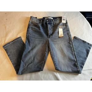 Vintage X America High Rise Slim Crop Size 6/28 Denim Soft